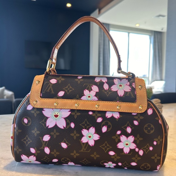 Louis Vuitton Murakami Cherry Blossom Sac Retro Brown - Picture 3 of 8